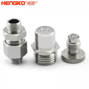 高流量無(wú)創(chuàng)呼吸機(jī)吸氣細(xì)菌過濾器進(jìn)氣口醫(yī)用級(jí)316L不銹鋼