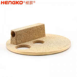 恒歌金屬微米多孔粉末燒結(jié)黃銅、青銅、銅濾芯濾筒 按需設(shè)計各規(guī)格銅濾芯過濾器