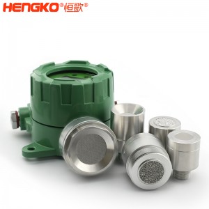恒歌廠家供應(yīng)帶顯可燃氣體探測儀器_帶不銹鋼316L防水防爆傳感器外殼