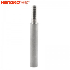 廠家批量生產不銹鋼粉末燒結曝氣頭擴散器 孔隙率高流通速度快，用于臭氧發生器