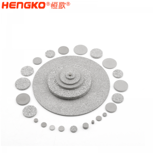 恒歌廠(chǎng)家直銷(xiāo)氯氣探測(cè)器防爆片_粉末燒結(jié)不銹鋼有毒氣體探測(cè)器防爆片